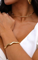 CONJUNTO COLAR E BRACELETE